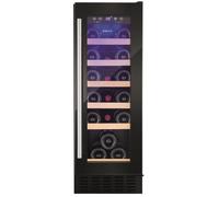 Amica 19 Bottle Capacity Single Zone Freestanding Under Counter Wine Cooler - Black