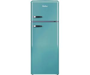 Amica FDR2213DB/1 144cm 80/20 Small Fridge Freezer - Duck Egg Blue Blue