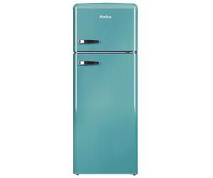 Amica FDR2213DB Static Fridge Freezer, 80/20, Blue Freestanding, 1194384 E