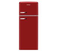 Amica FDR2213R - Red Fridge Freezer - 162L/44L - F Energy
