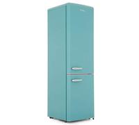 Amica FKR29653DEB 55 Centimeter Duck Egg Blue 60/40 Retro Freestanding Fridge Freezer