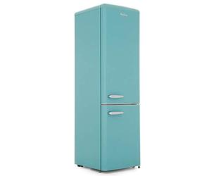 Amica FKR29653DEB 55 Centimeter Duck Egg Blue 60/40 Retro Freestanding Fridge Freezer