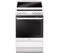 Amica SHC5865W Freestanding Ceramic A White - Kitchen (Freestanding Kitchen, White, Rotary, Ceramic, Glass and Ceramic, Small)