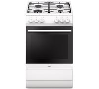 Amica SHM51071W Freestanding Gas Stove A White - Ovens and Cookers (Stove, White, Rotary, Gas Stove, Small, Medium)