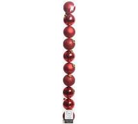 Amicasa Christmas Tree Ball Set 10 Pack 6cm Plastic Multicolor