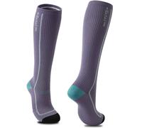 AmiCera Compression Socks for Women, Flight Socks Compression Stockings for Sports Running Flying Fitting, Ankle Support Breathable Durable, Maternity Pregnancy Nurses Travel Knee High Socks, Unisex