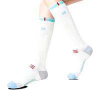 AmiCera Compression Socks for Women, Flight Socks Compression Stockings for Sports Running Flying Fitting, Ankle Support Breathable Durable, Maternity Pregnancy Nurses Travel Knee High Socks, Unisex