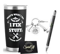 AmiCera Gifts for Men, Birthday Gifts for Men, Birthday Gift Sets for Dad, Ideas Gift for Father, Valentines Anniversary Fathers Day Presents Gift for Him, Greeting Car with Keychain