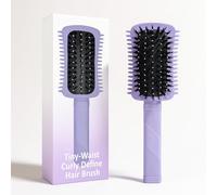 AmiCera Hair Brush Define Curls Brush, Womens Hair Brush for Wet and Dry Hair Combing Detangling Smoothing, Anti-static Less Pulling, Women Girls Curly Hair Defining Comb, Purple