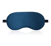 AmiCera Silk Eye Mask, Sleep Mask, Natural Silk Eye Mask for Sleeping with Adjustable Strap, Blocks Light Eye Masks, Comfort Soft Skin-Friendly Eye Shade Cover for Travel, Sleep, Nap, Blue