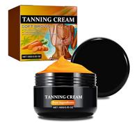 AmiCera Tan Accelerator, Tanning Cream with Carrot Oil, Shine Brown Tanning Enhancers for Sunbed Sun Sunkissed Tan Natural Bronze Intensive Tanning Gel Moisturiser, Fast Absorbing, Carrot 100g