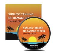 AmiCera Tanning Accelerator, Gradual Tan Cream with Beta Carotene, Tanning Enhancers for Sunbed Sun Fast Sunkissed Tan Natural Bronze Intensive Tanning Gel Moisturiser, Fast Absorbing, Mango 100g