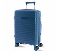 AMICHI - Cabin Suitcase 55x40x20- Travel Suitcases - Suitcases Cabin Suitable for Ryannair- Trolley Luggage for Aircraft Heavy Duty with 4 Wheels of 360º and TSA Lock, Blue, Classic