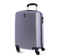 AMICHI - Hand Luggage Trolley 55 x 40 x 20 cm | Ryanair Hand Luggage Suitcase | Medium Hard Case | Cabin Trolley, Grey, S, Cabin Suitcase