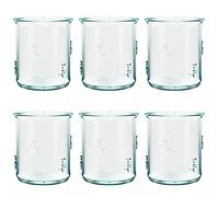 Amici Home Regina DOF Glass | 12 Oz | Italian Made, Recycled Green Glass | Drinking Glass with Embossed Bee Design for Water, Juice, Iced Tea, Cocktails (Set of 6)