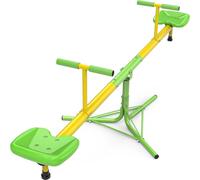 Amictoy Teeter Totter, Sit and Spin Seesaw Heavy Duty 2025 Upgraded Model for Indoor and Outdoor,360 Degree Rotation Seesaw, Safety Certified