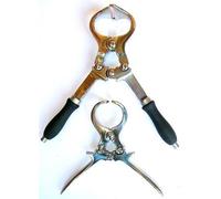 Amidale EMASCULATOR VETERINARY BLOODLESS CASTRATION BURDIZZO CASTRATOR 5 SIZES (9 Inches), SILVER