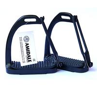 Amidale PEACOCK STIRRUPS HORSE EQUESTRIAN SAFETY IRON FILLIS S/S STIRRUPS BLACK BNWT 5.00 INCHES