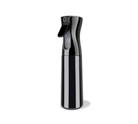 Amie Louise Beauty Supplies 300ml Water Spray Bottle x 2, Continuous Fine Mist, 360 Degree, Ergonomic Design, Black, PET, Pack of 2
