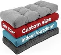 Amieron Custom Bench Cushions for Indoor Outdoor Furniture, Non-Slip Bottom Tufted Bench Cushions, Outdoor Swing seat Cushions, High-Resilience Bench Pad Cushion for Patio, Bay Window, Sofa