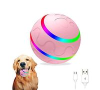 Amieron Self Moving Dog Ball Toy Interactive Dog Toys With Led Light, Remote Interaction, Water-proof, Rechargeable Active Rolling Ball For Dogs Uk