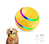 Amieron Self Moving Dog Ball Toy Interactive Dog Toys With Led Light, Remote Interaction, Water-proof, Rechargeable Active Rolling Ball For Dogs Uk