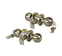 Amig 12554 Knob 610 Brass Leather Entry