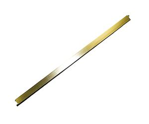 AMIG 2891 - Draught Excluder Model 3, Automatic Screw Seal, Rubber Closure, Inner Mechanism Made of Stainless Steel and Brass Stopper, Self-Levelling, Can Be Cut to Size, 82 cm, Gold, Aluminium
