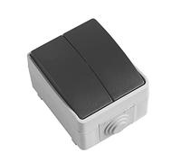 Amig 3612 - Dual Waterproof Switch ip54 10a 230v Grey