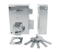 Amig Modell 75 Hinged Lock, Bright Chrome, 75-70