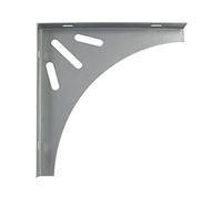 Amig 9956 Stand - Angle - Dove - Square, Metallic Grey, 200 x 200 x 20 mm