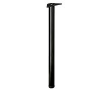 Amig - Adjustable Steel Leg | for Kitchen or Dining Tables and Worktops, Desk or Office | Height Adjustment 10mm | Colour Black | Dimensions: 870 x 60 x 1.2mm | Load Capacity 15kg/Leg