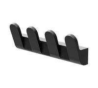 Amig - Bathroom Towel Hook Mod. Oma-7 - Wall-Mounted Towel Hook Screws Included - 175 x 58 x 40 mm - Zamak - Matt Black