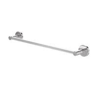 Amig - Bathroom Towel Rail Mod. Gorliz-2 | Wall-Mounted Towel Holder Screws Included | 503 x 43 x 62 mm | Stainless Steel and Zamak | Silver | Polished Chrome