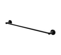 Amig - Bathroom Towel Rail Mod. Gorliz-2 | Wall-Mounted Towel Holder Screws Included | 655 x 46 x 62 mm | Stainless Steel and Zamak | Matt Black