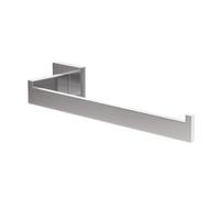 Amig - Bathroom Towel Rail Mod. Isla-2 | Wall-Mounted Towel Holder Screws Included | 270 x 75 x 55 mm | Stainless Steel | Matt Silver
