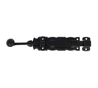 Amig - Black Steel Overlap Pin with Zamak Shaft Ideal for Attaching as Security Latch in Windows - 300 x 35 mm · Includes Screws