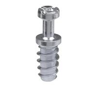 Amig - Bolt for Eccentric | Diameter 6 x 15.5 mm | Pack of 10 | Star Screw for Board Assembly | Ideal for Union of Shelves and Furniture | Zinc Plated Steel