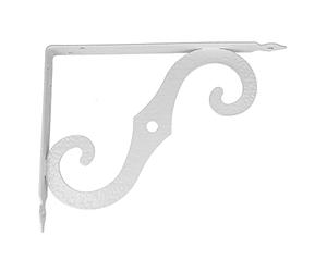 Amig - Bracket for Wall Shelves - Metal Bracket for Shelves - Angle for Shelves - Shelf Support - Steel - White - Dimensions: 150x115 mm - Maximum Recommended Weight: 90 kg