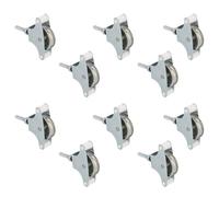 Amig - Clothesline Pulley 20-Pack - Clothes Airer Pulley - Secure and Easy to Install - 39 mm - Steel - Silver