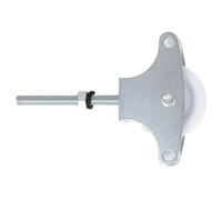 Amig - Clothesline Pulley - Indoor and Outdoor Drying Pulley - Space-Saving and Easy Access - M6 x 60 mm - Stainless Steel - Silver