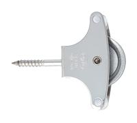 Amig - Clothesline Pulley - Pulley with Metal Sheave Mod.21 - Easy to Install with Guides - 40 mm - Stainless Steel 18/8 - Steel Finish