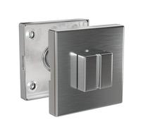 Amig - Crutch for Square Rosette Handles | 53 x 53 cm | 6 mm Spindle | Elegant and Simple Design | Matte Stainless Steel | External Unlocking System