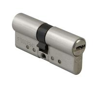 AMIG | Cylinder Mod. 10010 | Measures 70 (35-35) | Brass | Matt Chrome | High Security for Doors