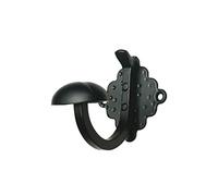 Amig - Decorative Wall Hook Mod.103 | 70 x 70 x 85 mm | Perfect for Hanging Coats, Clothes and Accessories | Hook Type | Forged Style | Black Steel