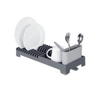 Amig Dish Drainer with Drain Grey EASY