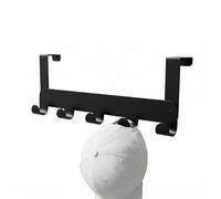 Amig - Door Hook - 435 x 172 x 72 mm - Matte Black Hanger - Made of Steel. Mod. CP42
