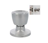 Amig - Door Knobs - Model 601 Passage Door Knob for Interior Doors - Double-Sided Knob Set with Easy Installation - Adjustable 60/70 mm Latch - Brass - Polished Chrome