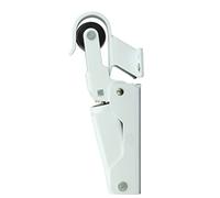 Amig - Door Retainer | Hydraulic Door Closer | Made of Aluminium | Dimensions: 108 x 32 mm | Ideal as a Brake, Stop or Door Buffer | Colour: White | Maximum Weight 40 kg