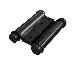Amig - Double Action Hinge | 75 x 126 mm | Automatic Closing with Power Regulation | Includes Allen Key | Black Steel